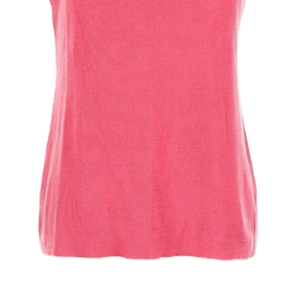 Eileen Fisher Knit Tank XL Pink Hemp Scoop Neck Classic Stretch Fit Colorful - Picture 5 of 7